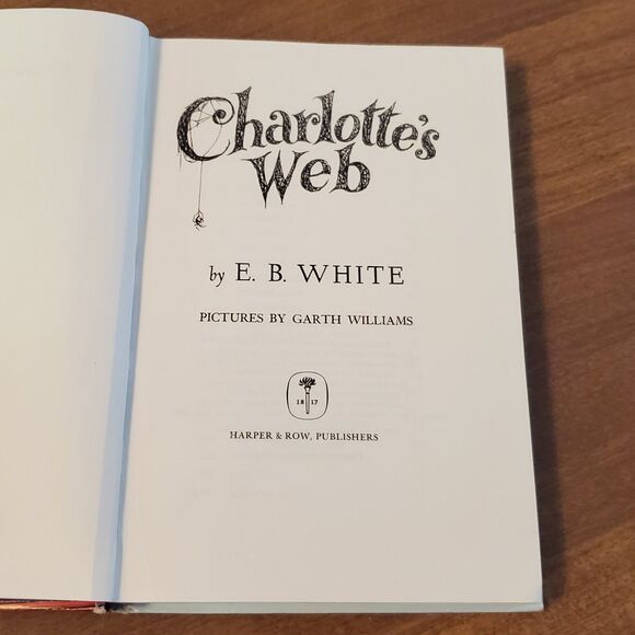 Charlotte's Web By E. B. White Hardcover - Picture 3 of 9